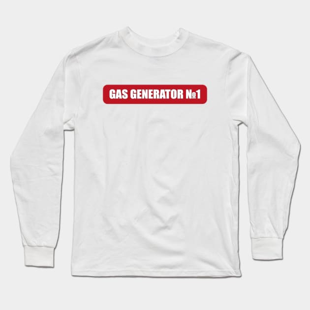 Gas generator, funny present Long Sleeve T-Shirt by Lady_M